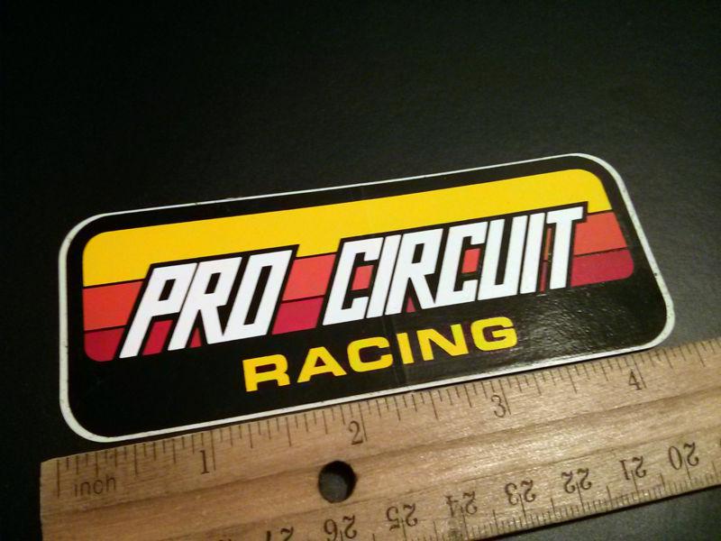 Vintage mx - nos pro circuit racing decal sticker  old motocross ahrma