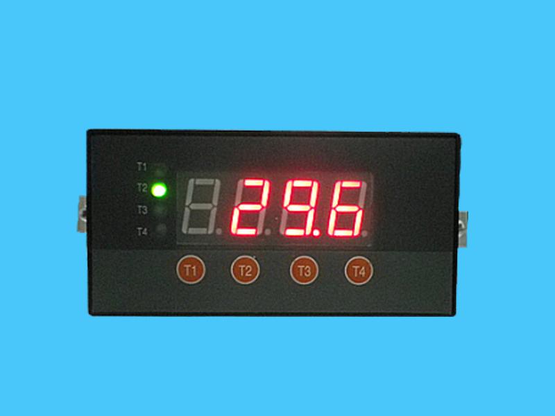 Digital temperature meter for 4 sensors （2 x pt100 & 2 x k type inputs）12vdc