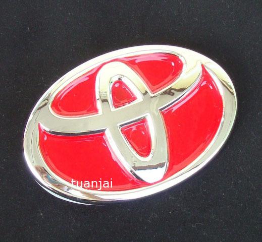 New logo vios camry vigo red car emblem badge decorate cool free ship