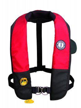 Mustang survival vest inflatable auto red / black md3184