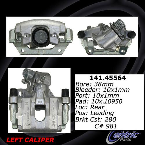 Centric 141.45564 rear brake caliper-premium semi-loaded caliper-preferred