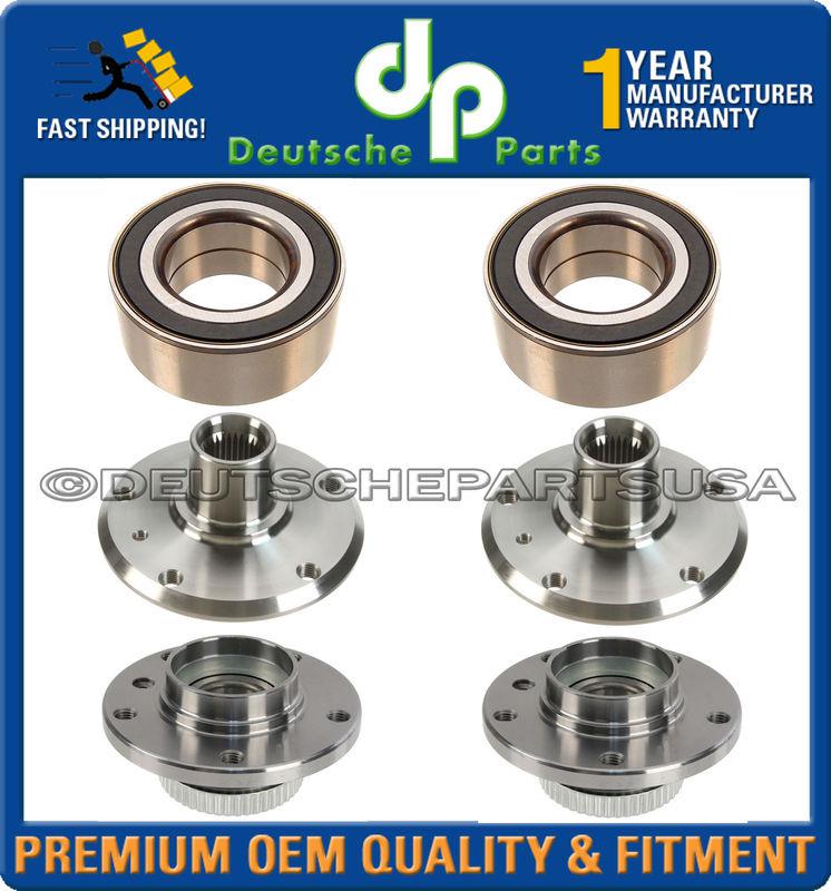 Bmw e36 m3 front + rear + left + right wheel bearing bearings + hub hubs set 6