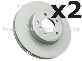 Bmw e60 e61 (2004-2009) brake disc (324 x 30 mm) front left and right zimmermann