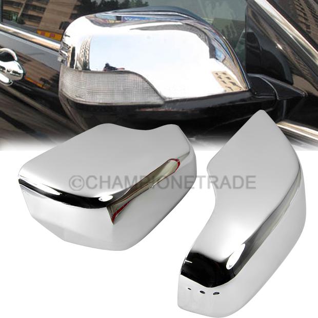 Triple chrome door exterior side mirror cover trims for honda cr-v 2007-2011 