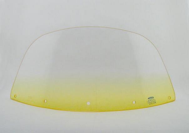 Memphis shades 9 windshield yellow for harley davidson flht flhtc 86-95