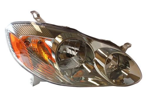 Tyc 20-6235-90 - 2003 toyota corolla right replacement headlight assembly