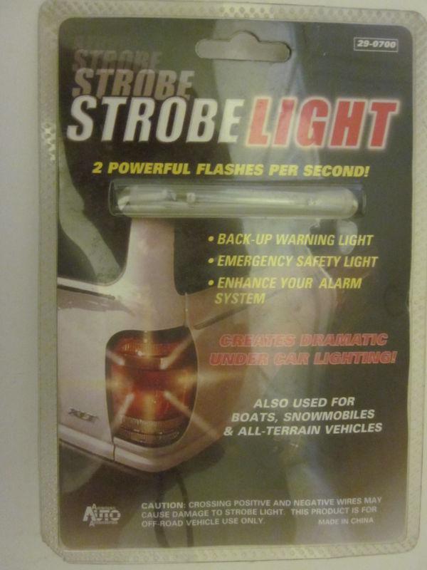 Strobe light back up warning 2 flashes/sec american auto accessories emergency