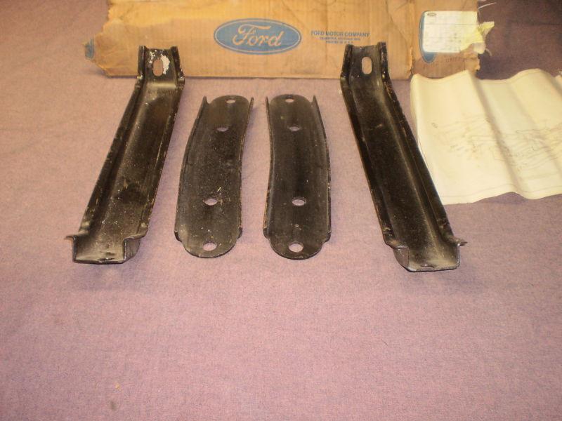 Ford 80,86 truck, pick up rear step bumper arm set orig. ford nos