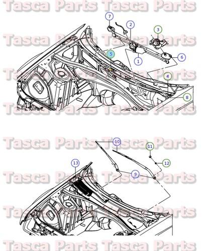 Oem front windshield wiper bracket dodge magnum charger challenger chrysler 300