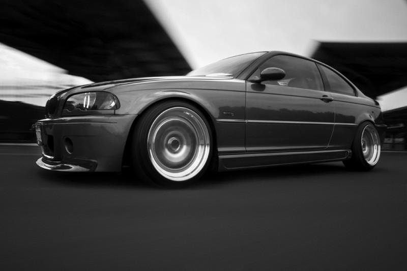 Bmw m3 on ccw wheels hd b&w poster sports car print multiple sizes available
