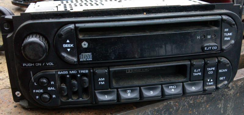 1999 jeep grand cherokee stock cd player radio with cassette