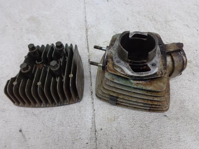 1974 suzuki ts185 ts 185 top end cylinder and head jug