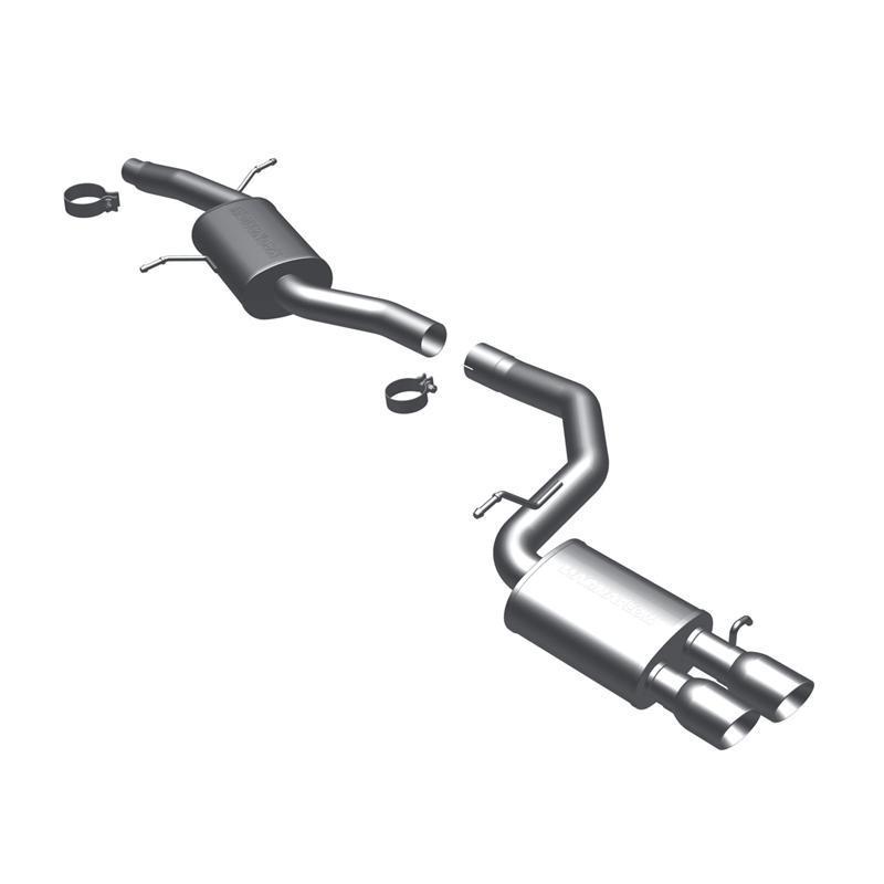 2009-2012 audi a4 quattro 2.0l stainless cat-back magnaflow pro-touring exhaust 