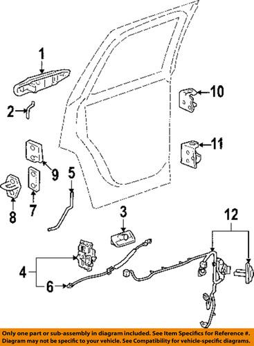 Gm oem 25876390 door lock motor/door lock actuator motor