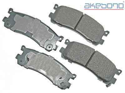 Akebono act553 brake pad or shoe, rear-proact ultra premium ceramic pads