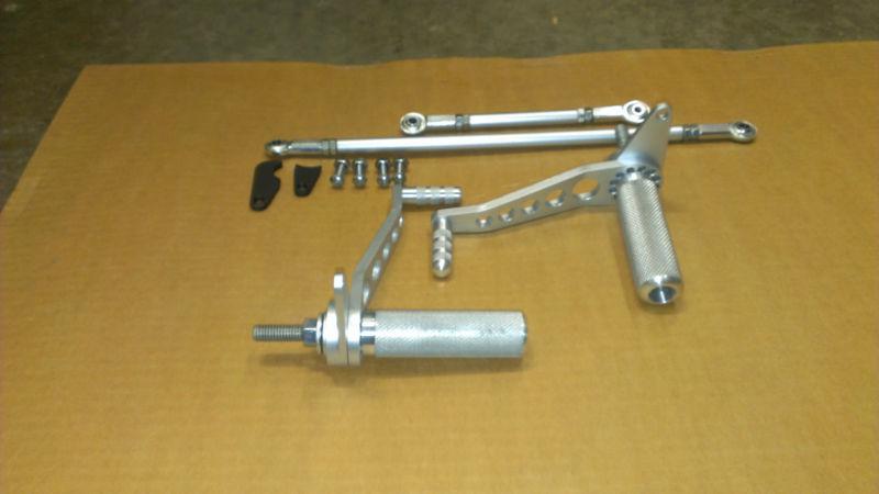 Honda cb500f/550f cafe racer road racer aluminum bolt-on rear sets