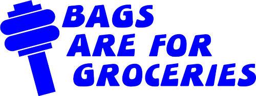 Bags are for groceries vinyl sticker decal euro jdm drift stance static