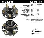 Centric parts 405.47001e rear hub assembly