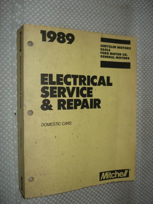 1989 mitchells electrical shop manual firebird vette monte ss service wiring gm