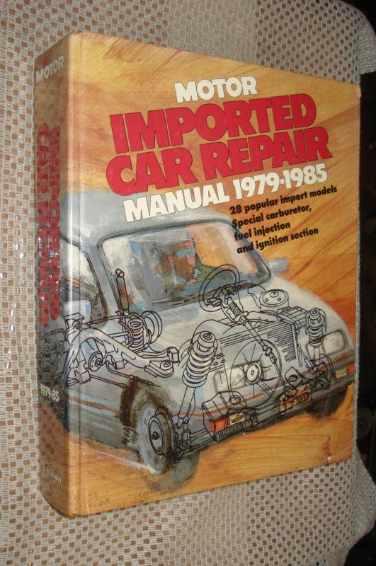 1979-1985 import service manual shop book bmw porsche vw mercedes nissan datsun