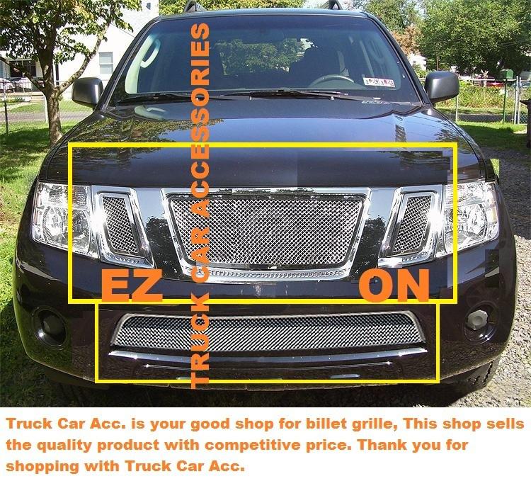 08 09 10 11 12 nissan pathfinder stainless wire mesh grille combo inserts 