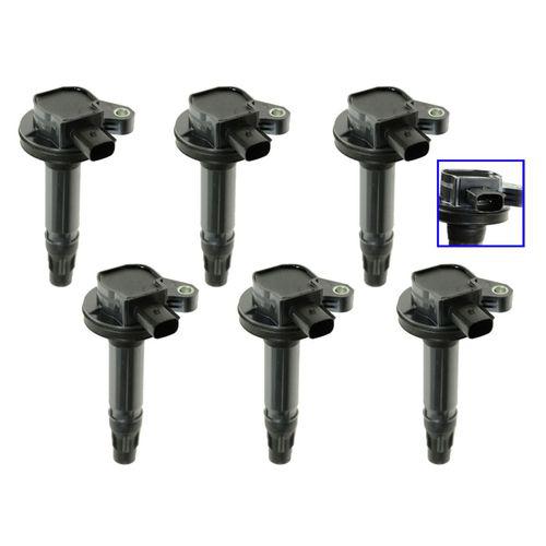 Direct ignition cop coil set of 6 kit for ford fusion flex edge taurus mks mkt