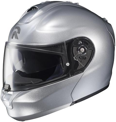 New hjc rpha-max modular flip-up chin-bar adult helmet, silver/metallic, 2xl/xxl