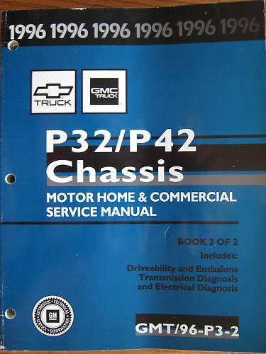 1996 gmc chevy p32 p42 mh service manual book 2 of 2 original very good cond