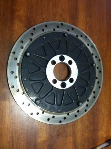 Bmw motorcycle k100 k75 rear brake disc rotor w/ abs ring