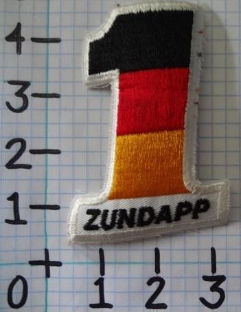 Vintage nos zundapp motorcycle patch from the 70's 003