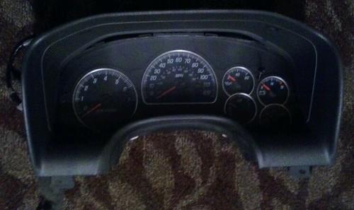 Gmc envoy speedometer cluster gauges