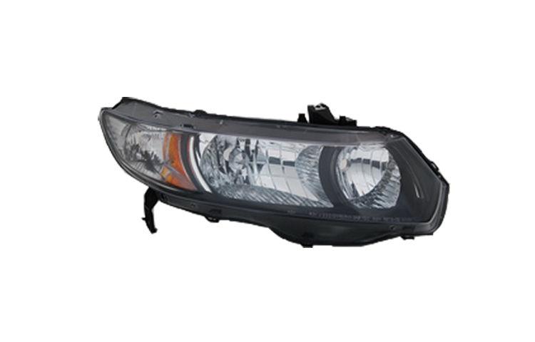 Right passenger side replacement headlight 09-10 honda civic 2dr w/o 6-speed