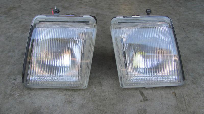 1989-1991 lexus es250 fog lights pair set lh rh oem jdm yellow rare 89 90 91