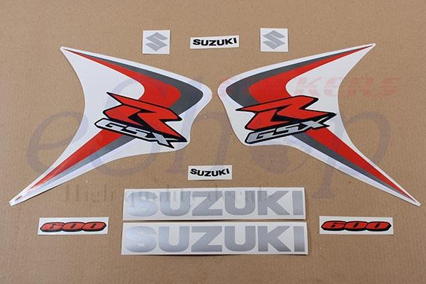 Suzuki gsx-r 600 2006 k6 set custom decals stickers kit calcomanías autocollant