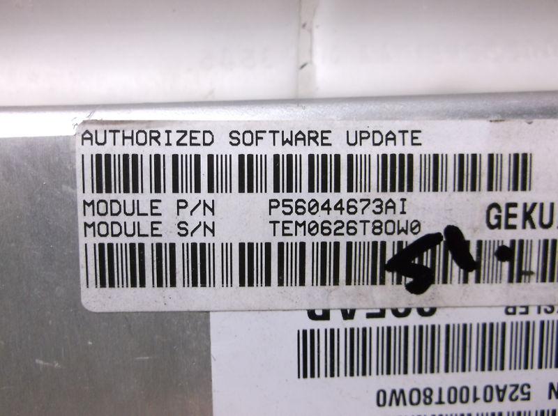 2006..06 jeep commander/grand cherokee . engine control module..ecu..ecm..pcm