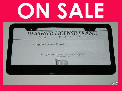 Black plain license frame gmc acadia canyon yukon envoy