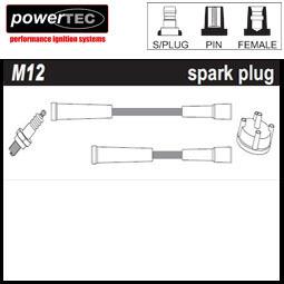 Powertec ht ignition leads opel corsa a 1.2 s/st/nv (1982-1992)