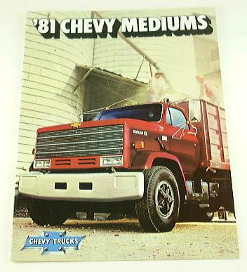 1981 81 chevrolet chevy medium truck brochure 50 60 65