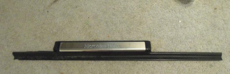 Mercedes w220 s430 2000 driver's left front door sill scuff kick plate trim #1