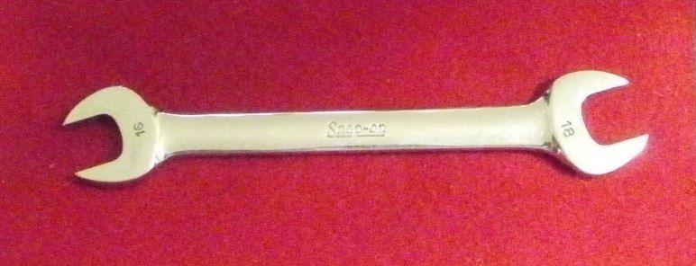 Snap on tools open end wrench 16mm x 18mm ~ part # vom1618 ~ free shipping