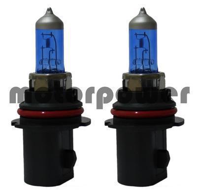 9007-hb5 65/55 watt white high low xenon halogen #c1 headlight 2pc light bulbs