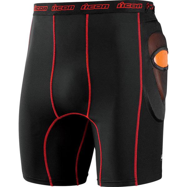 Black s icon stryker field armor shorts