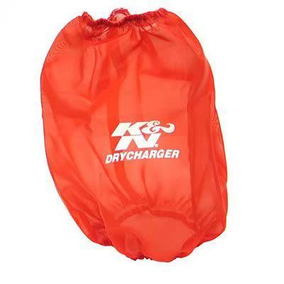 K&n rf-1012dr air filter wrap drycharger polyester red conical ea