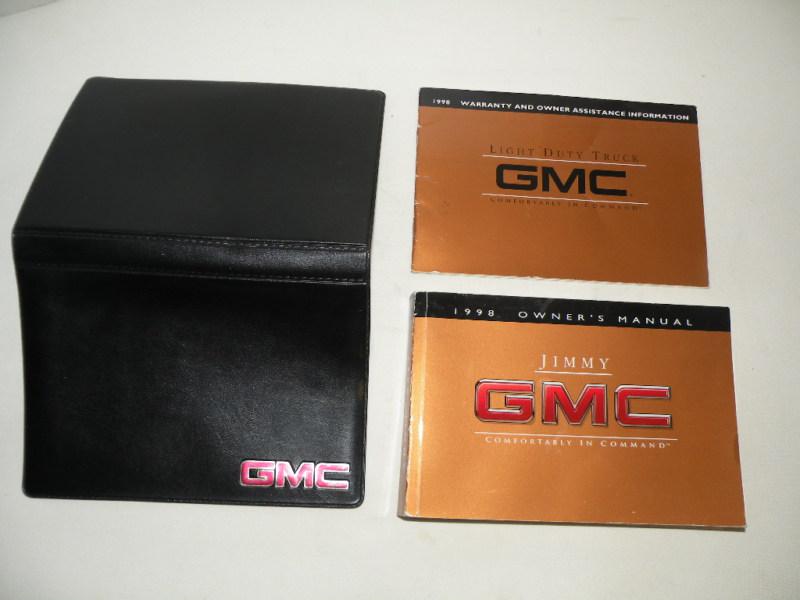 1998 gmc jimmy owners manual  #1863