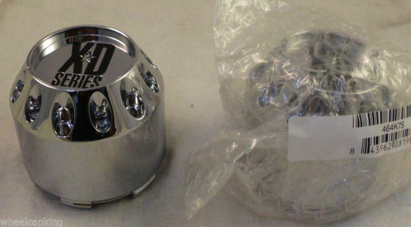 Xd series wheels chrome custom wheel center cap caps set 2 # 905k75 new!