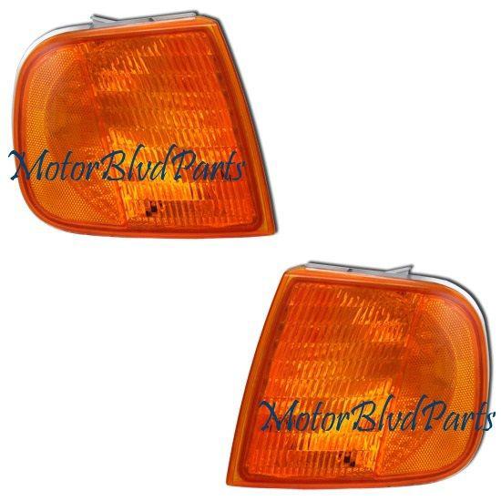 04 heritage corner/signal lights lamps driver+passenger