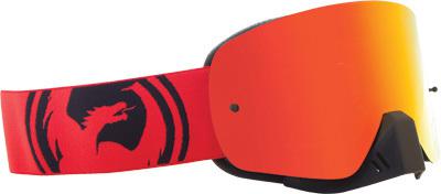 Dragon nfx goggle red black split w/red ion lens 722-1511