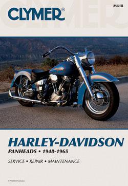 Clymer manual harley panhead m418