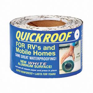 Quick roof waterproof roof repair, 3" x 16' roll, white wqr316