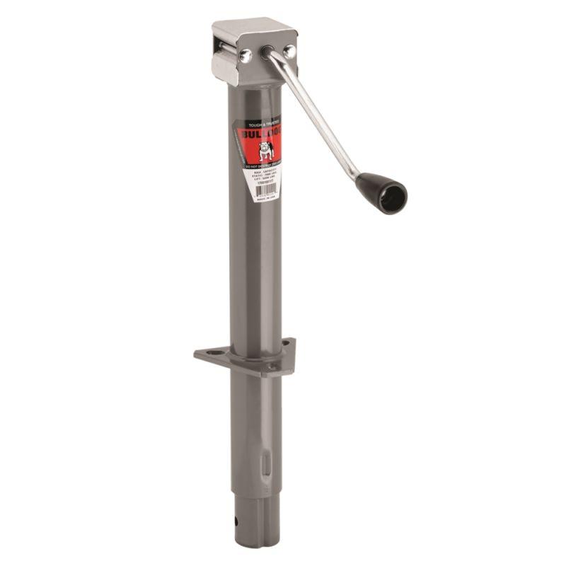 1700100117 bulldog sidewind weld-on/bolt-on a-frame trailer jack - 5,000 lbs